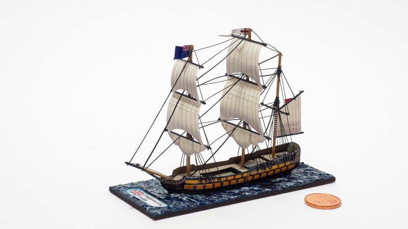 Britisches Linienschiff, 64 Kanonen.